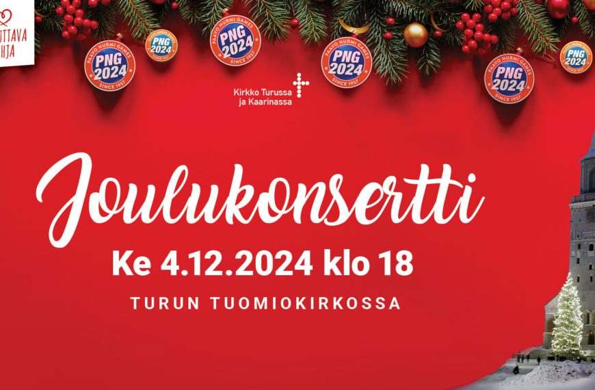 Liikuttava lahja -joulukonsertti keskiviikkona 4.12. klo 18 Turun tuomiokirkossa